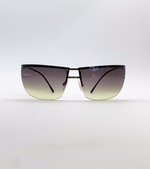 Occhiali da sole vintage Gucci GG2652S avvolgenti - vista frontale