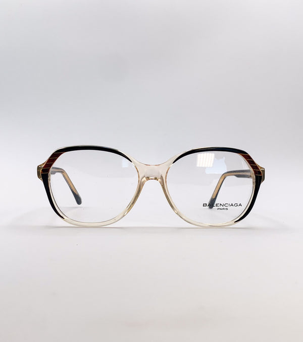 Occhiali da vista vintage Balenciaga 2766, taglia L - vista frontale