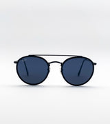 Occhiali da sole Ray Ban round neri RB3647N - vista frontale