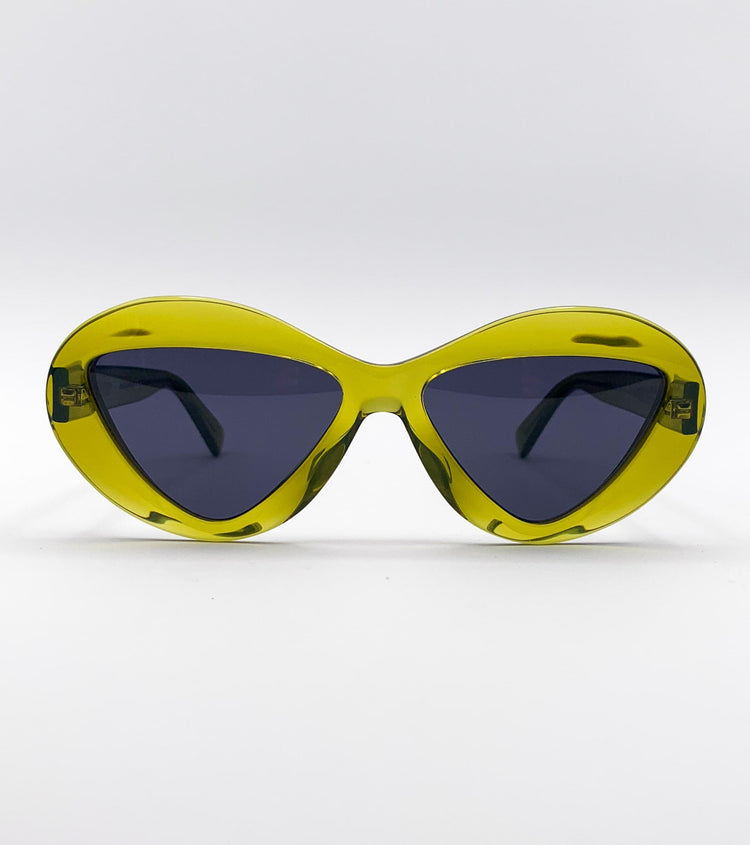 Moschino Occhiali da sole Moschino crystal green MOS076/S - vista frontale