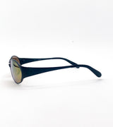 Occhiali da sole Rodenstock R1771 ovali in titanio con lenti specchiate - dettaglio