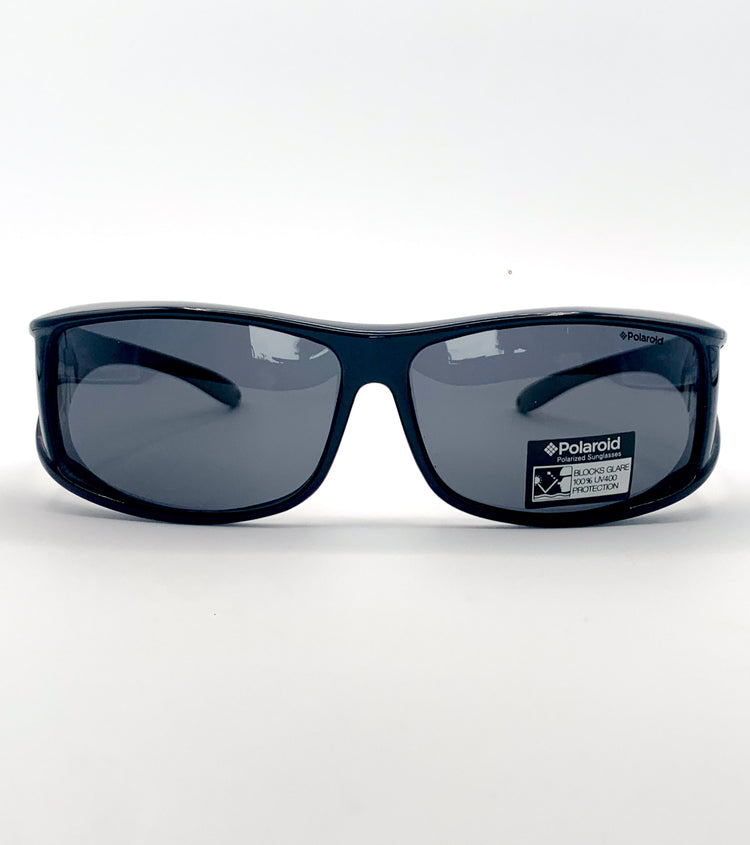 Occhiali da sole suncover Polaroid P8901 neri - vista frontale