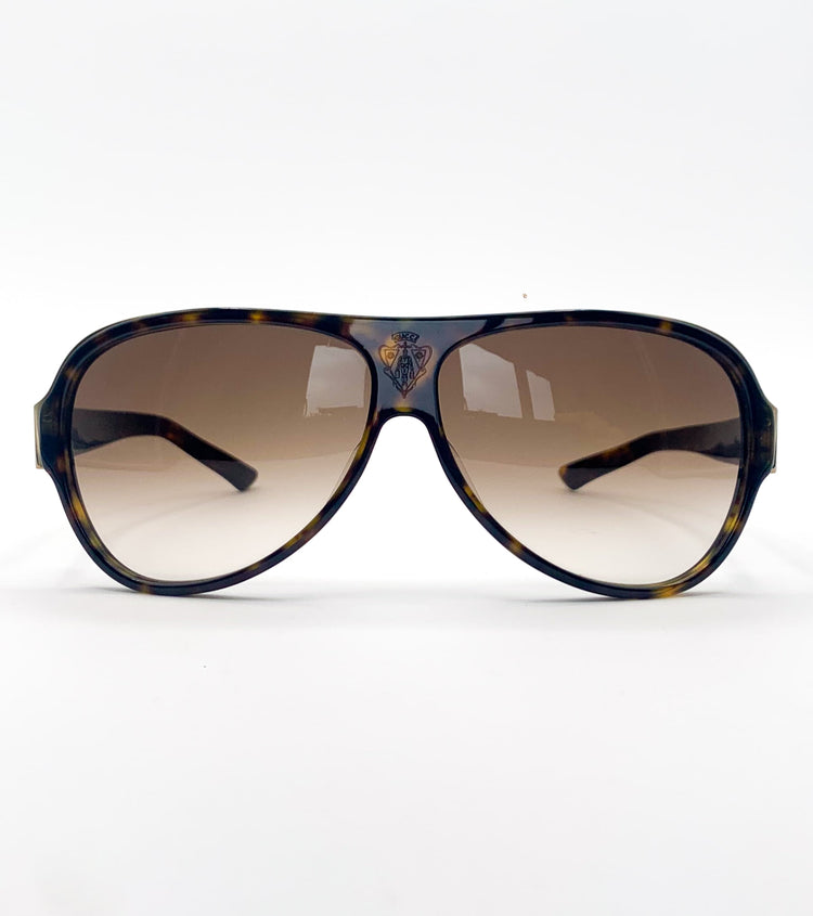 Occhiali da sole vintage Gucci GG1580/S uomo avana - vista frontale