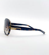 Gucci Occhiali da sole vintage Gucci GG1580/S uomo avana - dettaglio