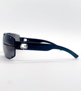 Gucci Mascherina da sole Gucci GG1582/S nera - dettaglio