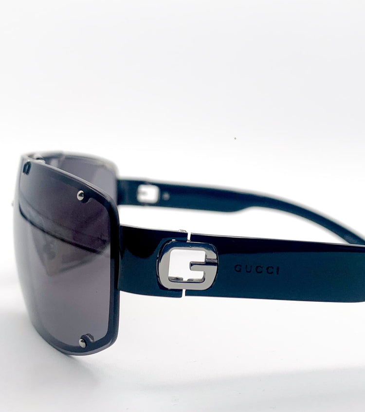 Gucci Mascherina da sole Gucci GG1582/S nera - immagine 4