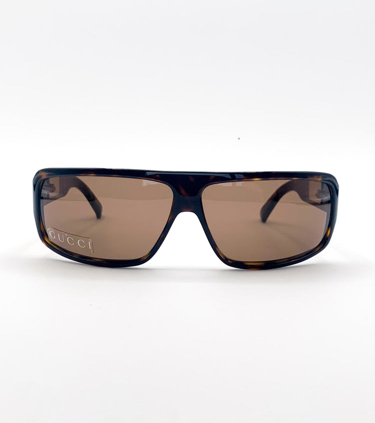 Occhiali da sole Gucci GG1561/S uomo avana - vista frontale