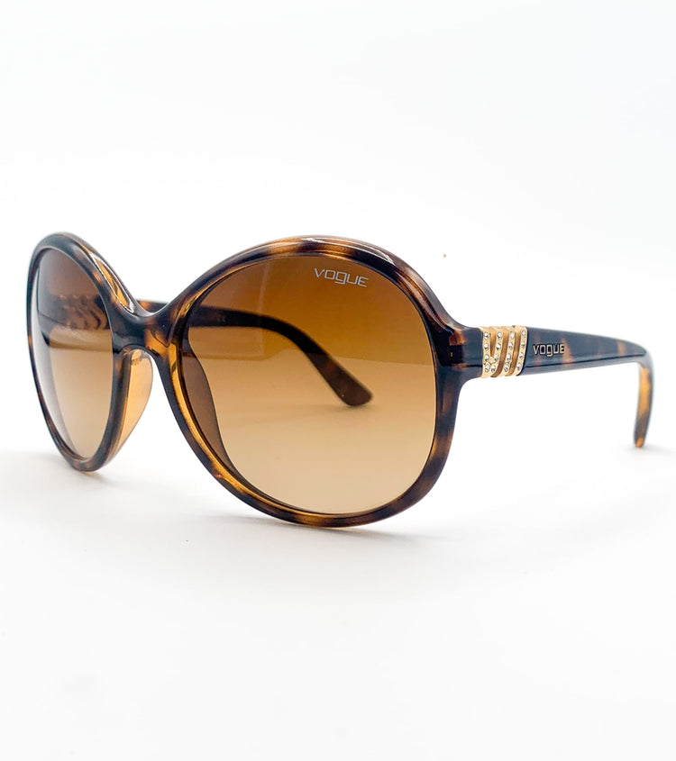 Occhiali da sole Vogue VO2734SB avana con Swarovski - vista laterale