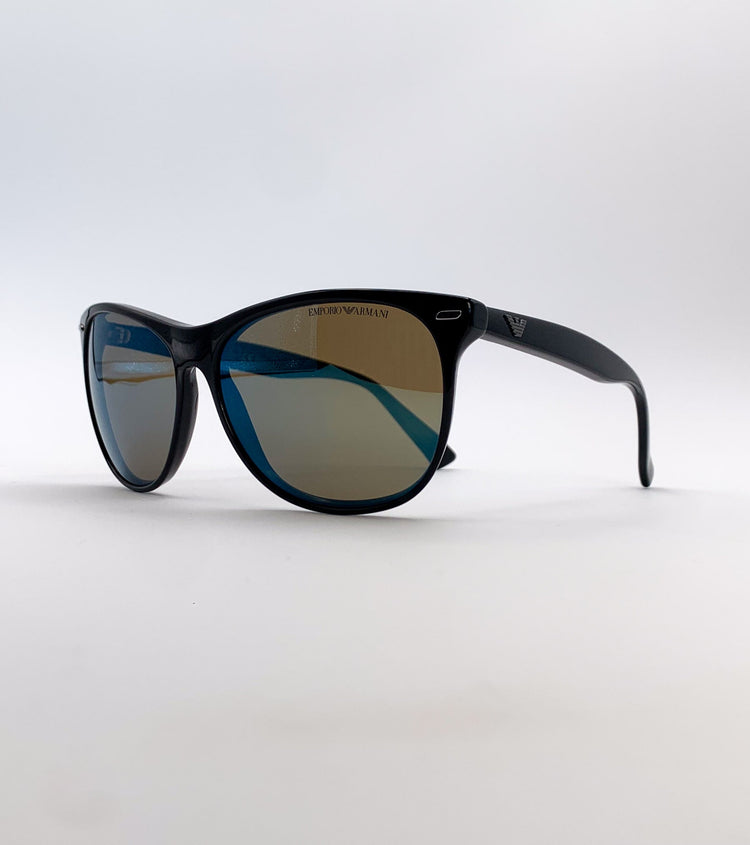 Emporio Armani Occhiali da sole Emporio Armani EA9858S neri - vista laterale
