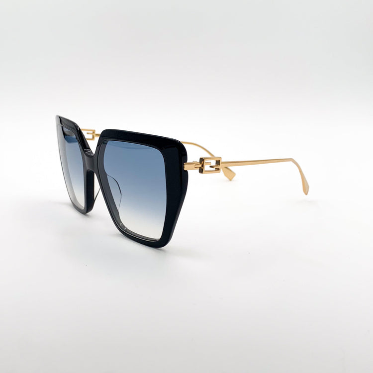 Fendi Occhiali da sole Fendi Baguette FE40012U - vista laterale