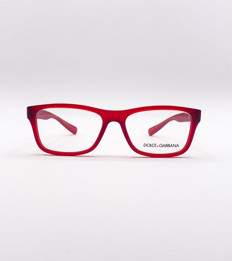 Dolce & Gabbana Occhiali da vista Dolce & Gabbana rosso mat DG5005 - vista frontale