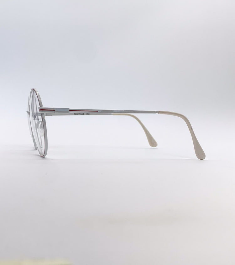 Nouvelle Occhiali da vista vintage Nouvelle bianchi - dettaglio